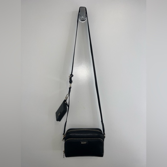 DKNY Tutu Double Zip Camera Logo Strap Crossbody Bag - Picture 14 of 14